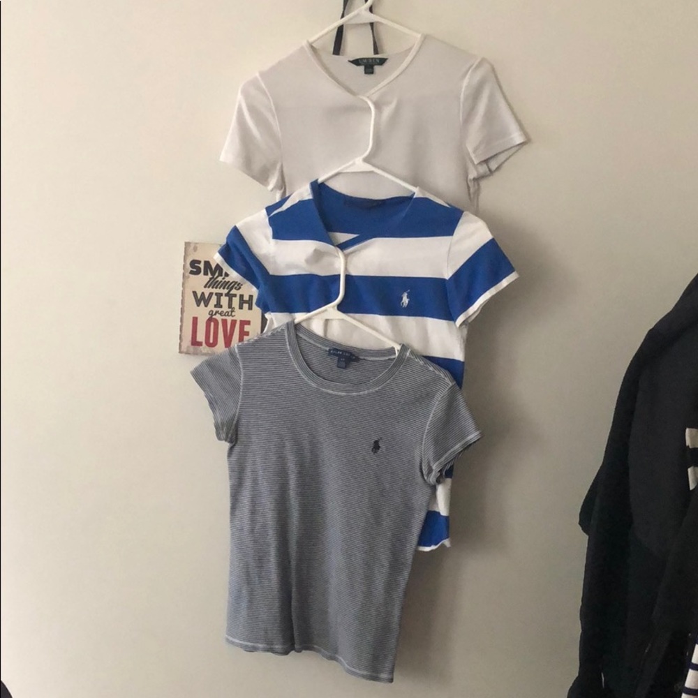 3 RL SHIRTS SIZE SMALL